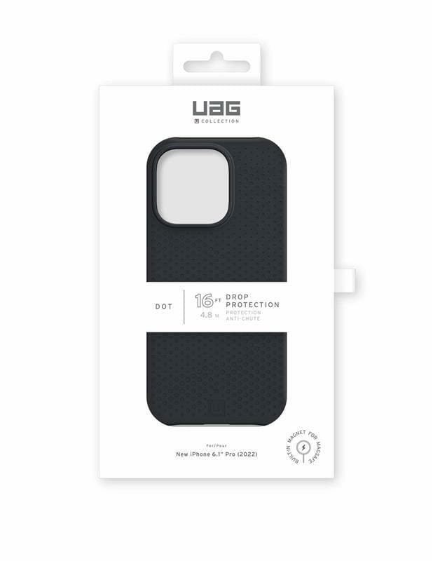 Чeхол-накладка Urban Armor Gear Dot Magsafe для Apple iPhone 14 Pro Black (114082314040)