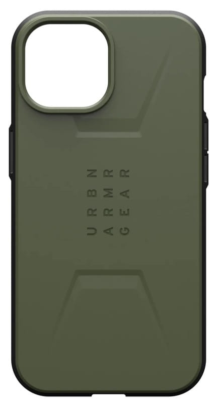Чeхол-накладка Urban Armor Gear Civilian Magsafe для Apple iPhone 15 Olive (114287117272)