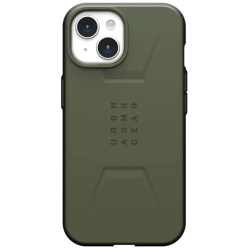 Чeхол-накладка Urban Armor Gear Civilian Magsafe для Apple iPhone 15 Olive (114287117272)