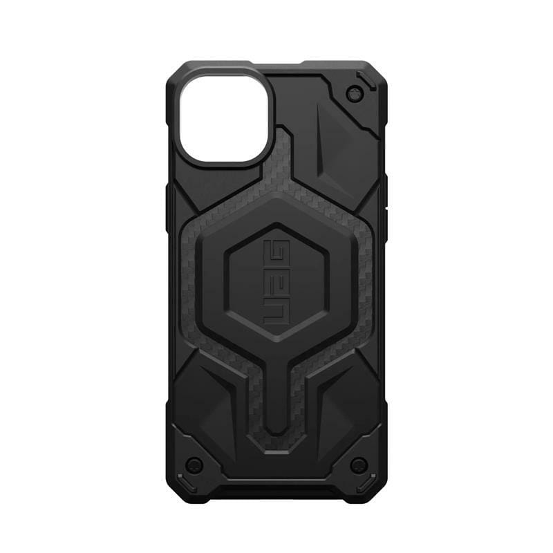 Чeхол-накладка Urban Armor Gear Monarch Pro Magsafe для Apple iPhone 15 Plus Carbon Fiber (114220114242)