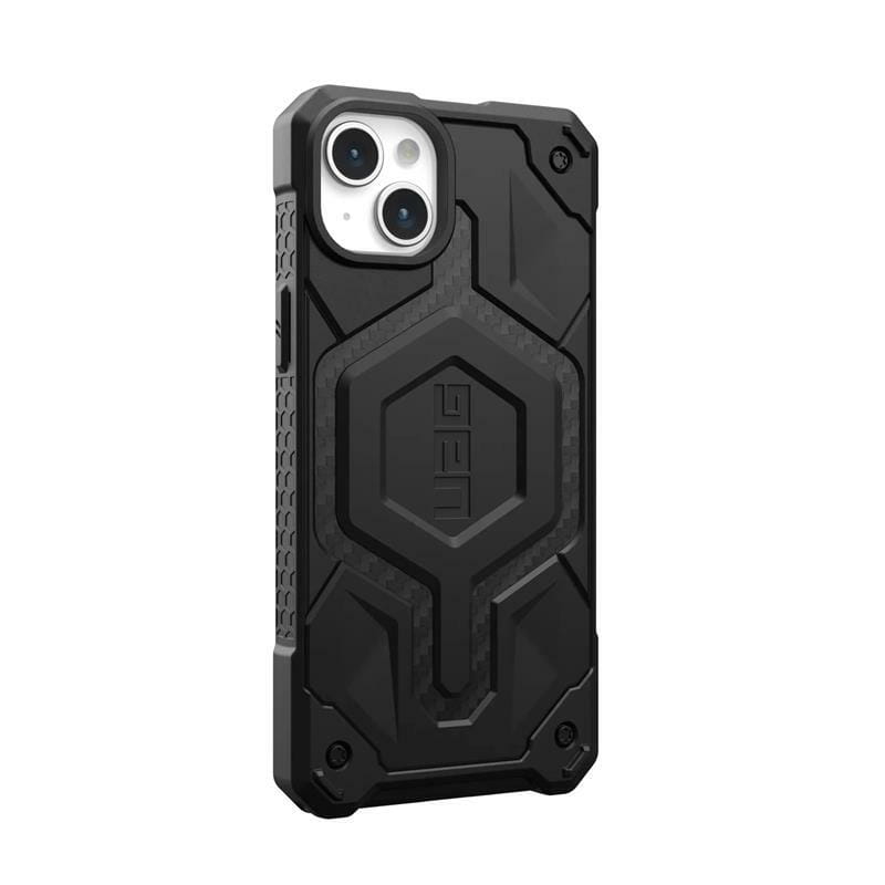 Чeхол-накладка Urban Armor Gear Monarch Pro Magsafe для Apple iPhone 15 Plus Carbon Fiber (114220114242)