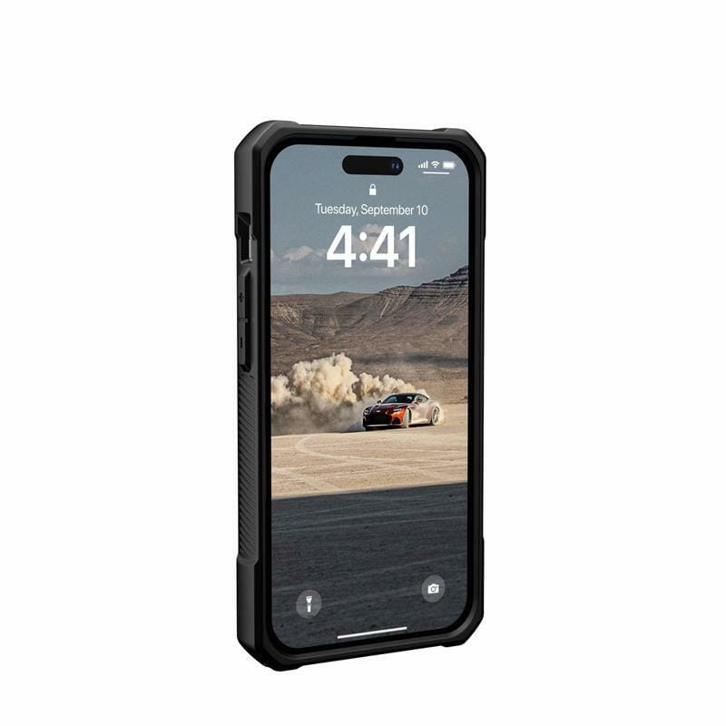 Чохол-накладка Urban Armor Gear Monarch для Apple iPhone 14 Pro Kevlar Black (114034113940)