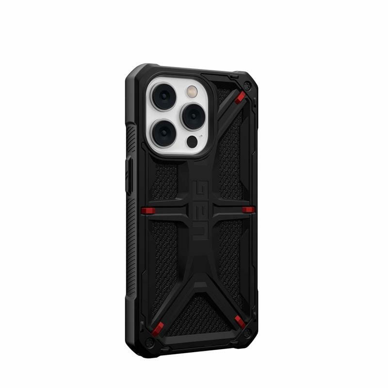 Чохол-накладка Urban Armor Gear Monarch для Apple iPhone 14 Pro Kevlar Black (114034113940)