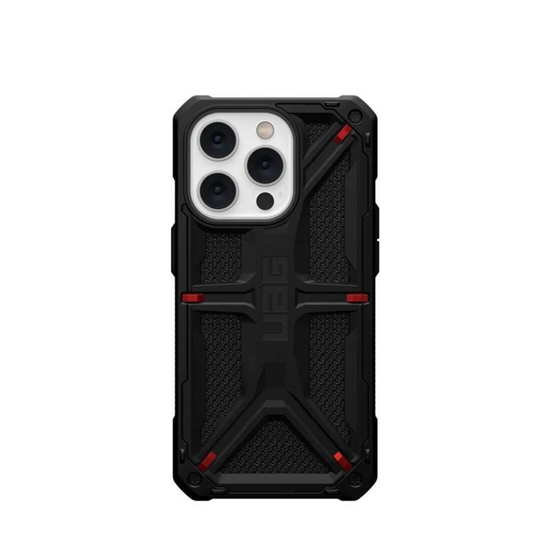 Чохол-накладка Urban Armor Gear Monarch для Apple iPhone 14 Pro Kevlar Black (114034113940)