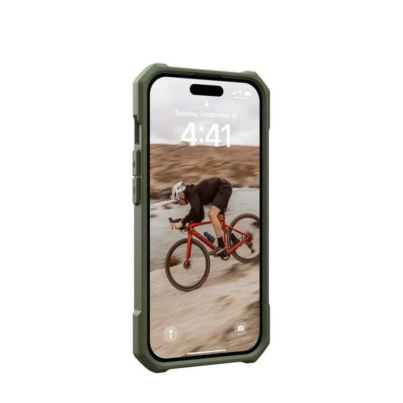 Чeхол-накладка Urban Armor Gear Essential Armor Magsafe для Apple iPhone 15 Olive Drab (114288117272)