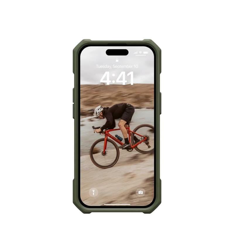 Чохол-накладка Urban Armor Gear Essential Armor Magsafe для Apple iPhone 15 Olive Drab (114288117272)