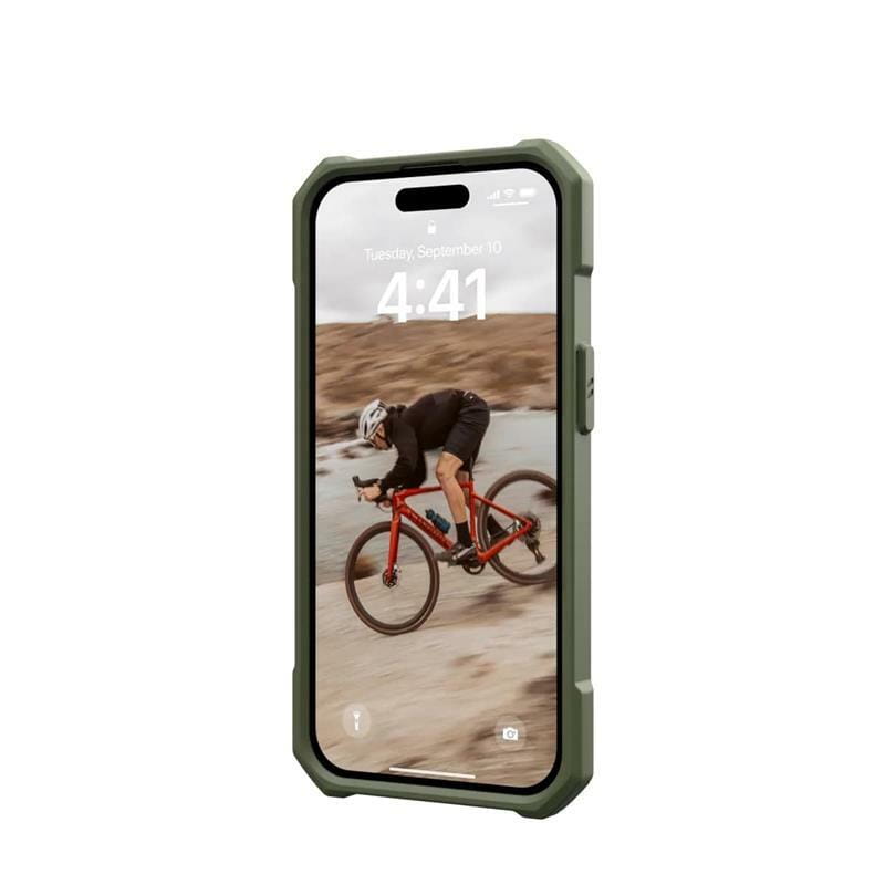 Чeхол-накладка Urban Armor Gear Essential Armor Magsafe для Apple iPhone 15 Olive Drab (114288117272)