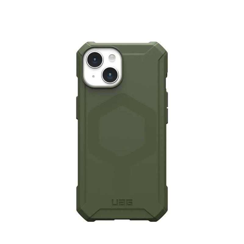 Чeхол-накладка Urban Armor Gear Essential Armor Magsafe для Apple iPhone 15 Olive Drab (114288117272)