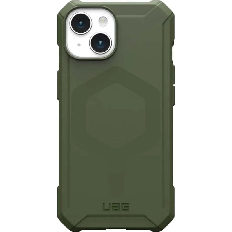 Чохол-накладка Urban Armor Gear Essential Armor Magsafe для Apple iPhone 15 Olive Drab (114288117272)