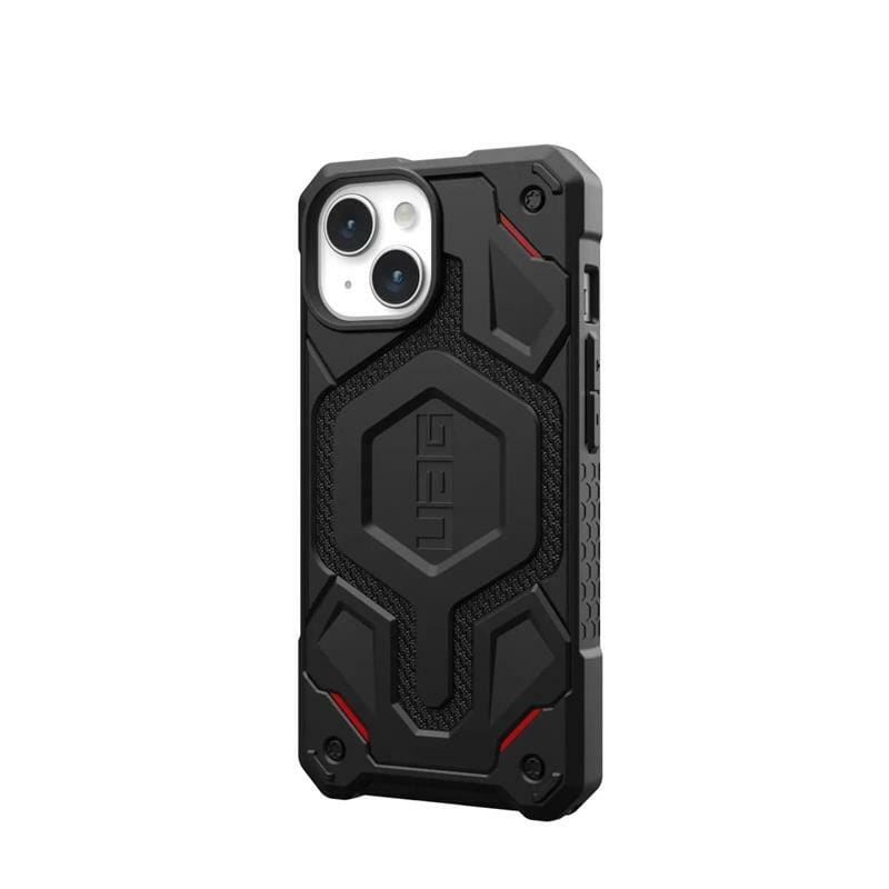 Чeхол-накладка Urban Armor Gear Monarch Pro Magsafe для Apple iPhone 15 Kevlar Black (114219113940)