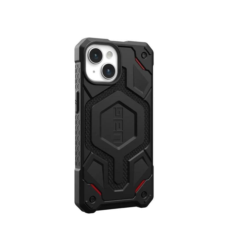Чохол-накладка Urban Armor Gear Monarch Pro Magsafe для Apple iPhone 15 Kevlar Black (114219113940)