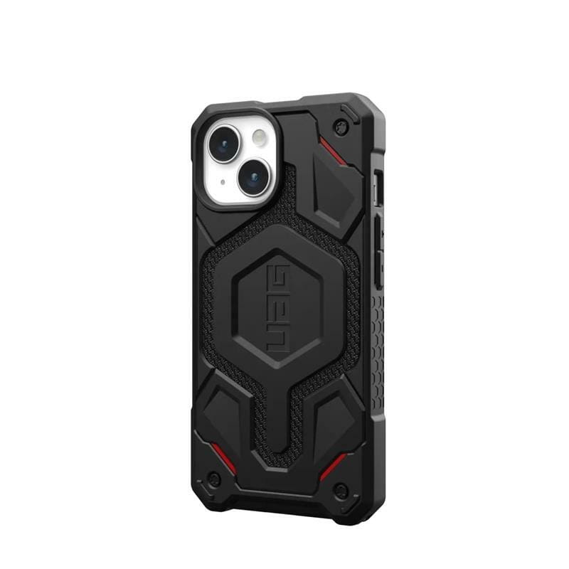 Чохол-накладка Urban Armor Gear Monarch Pro Magsafe для Apple iPhone 15 Kevlar Black (114219113940)