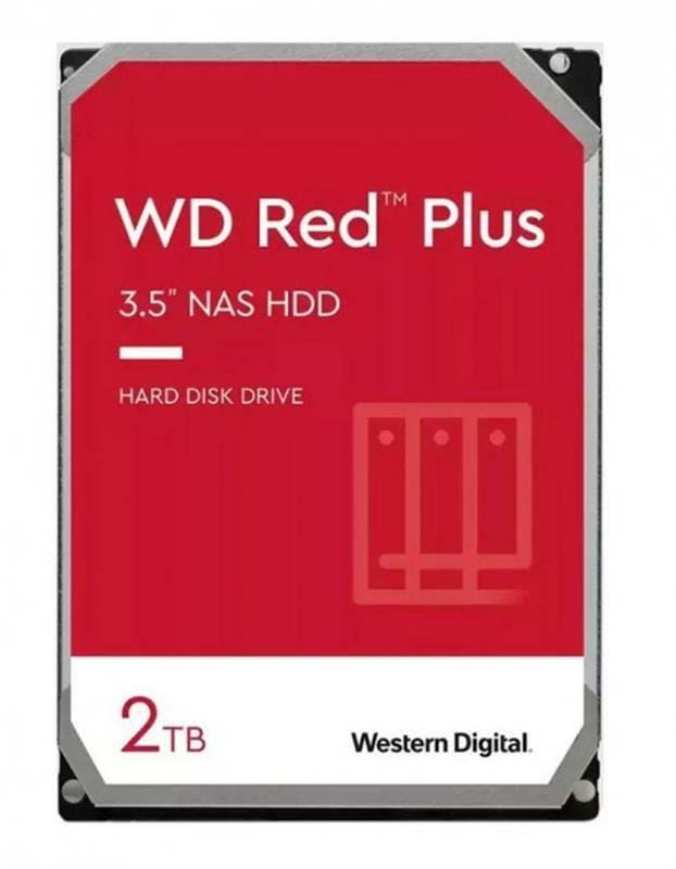 Накопитель HDD SATA 2.0TB WD Red Plus 5400rpm 64MB (WD20EFPX)