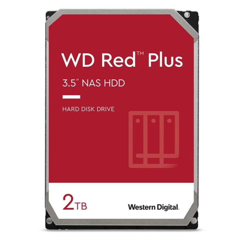 Накопитель HDD SATA 2.0TB WD Red Plus 5400rpm 64MB (WD20EFPX)