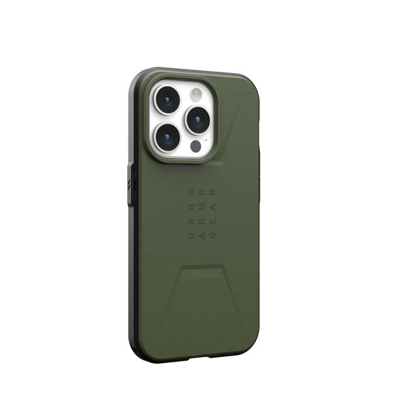 Чохол-накладка Urban Armor Gear Civilian Magsafe для Apple iPhone 15 Pro Olive Drab (114275117272)