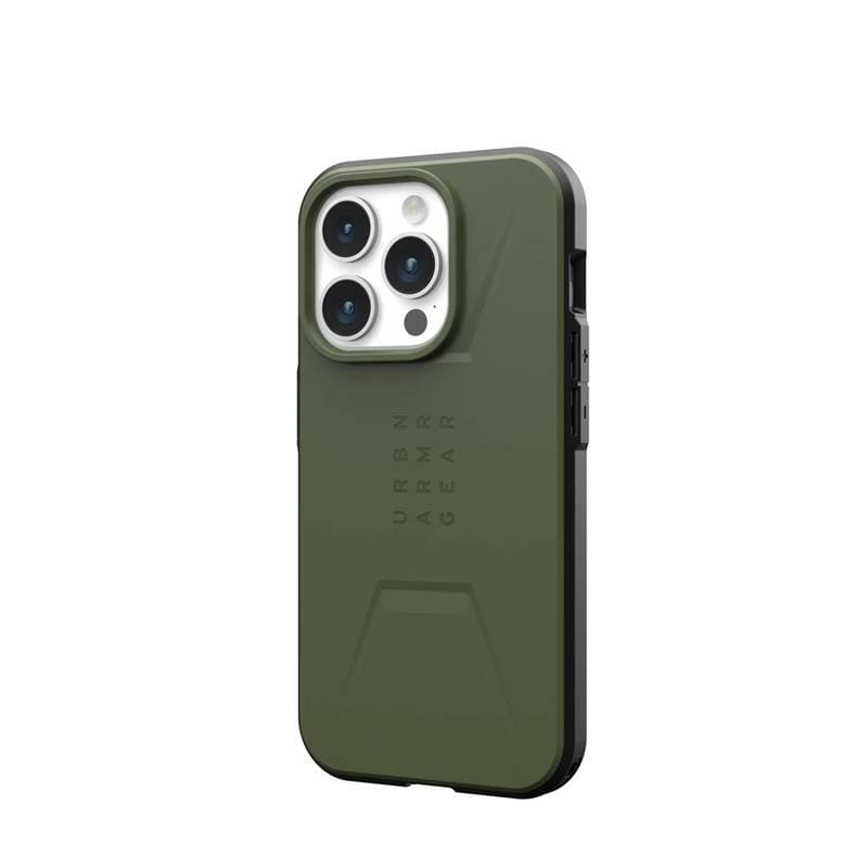 Чохол-накладка Urban Armor Gear Civilian Magsafe для Apple iPhone 15 Pro Olive Drab (114275117272)
