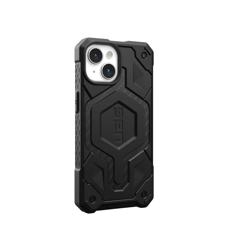 Чeхол-накладка Urban Armor Gear Monarch Pro Magsafe для Apple iPhone 15 Carbon Fiber (114219114242)