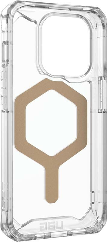 Чeхол-накладка Urban Armor Gear Plyo Magsafe для Apple iPhone 15 Pro Ice/Gold (114286114381)