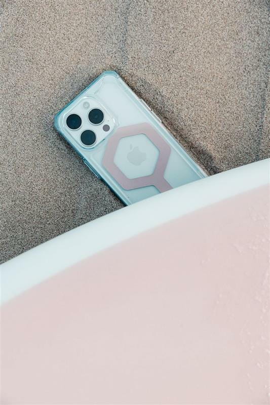 Чeхол-накладка Urban Armor Gear Plyo Magsafe для Apple iPhone 15 Pro Ice/Gold (114286114381)