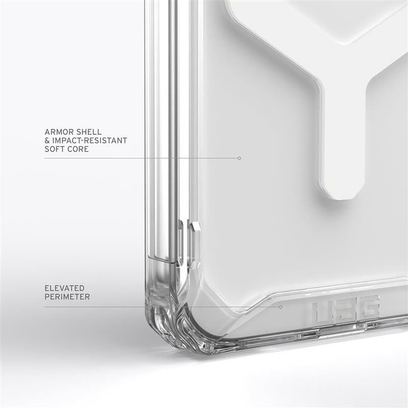 Чохол-накладка Urban Armor Gear Plyo Magsafe для Apple iPhone 15 Pro Ice/White (114286114341)