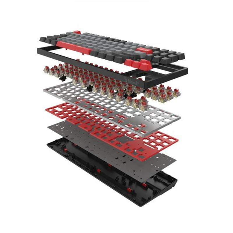 Клавиатура Bloody S87 Energy Red