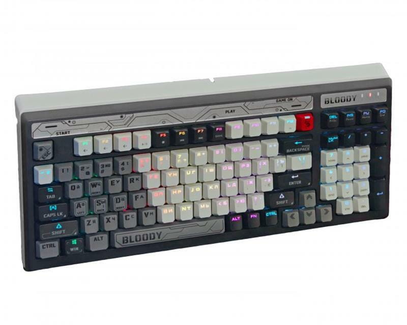 Клавіатура Bloody B950 RGB Warrior Grey
