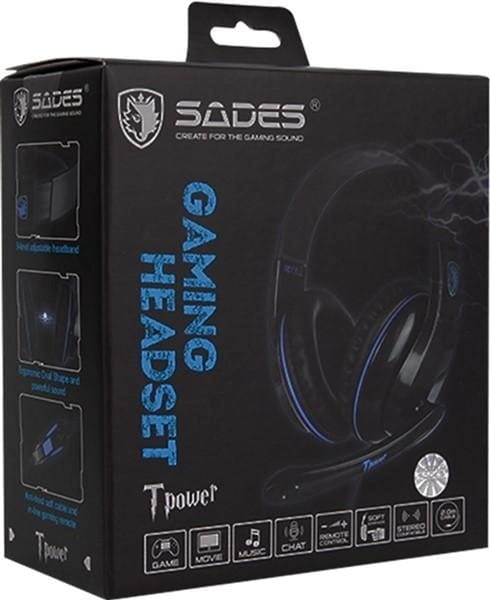 Гарнитура Sades SA-701 Black/Blue (sa701blj)