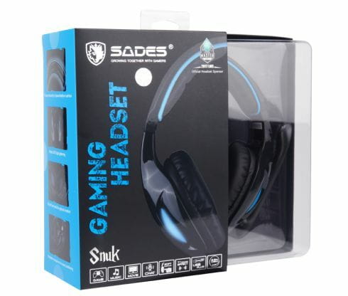 Гарнитура Sades SA-902 Black/Blue (sa902blj)