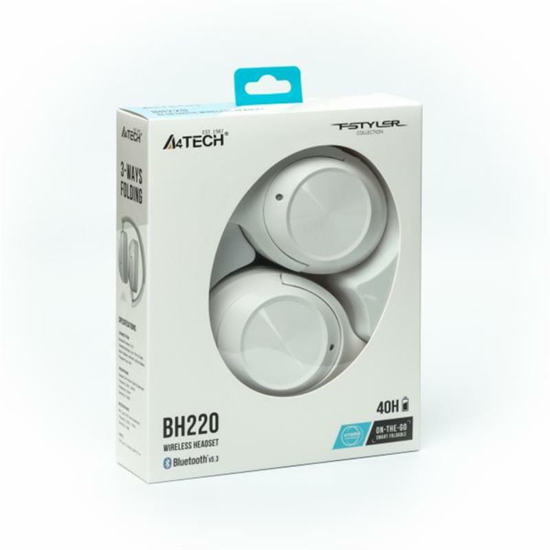 Bluetooth-гарнитура A4Tech Fstyler BH220 White