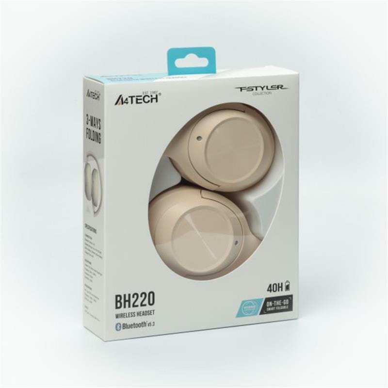 Bluetooth-гарнитура A4Tech Fstyler BH220 Beige