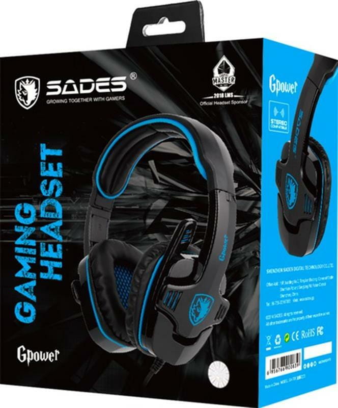 Гарнитура Sades SA-708GT Black/Blue (sa708blj)