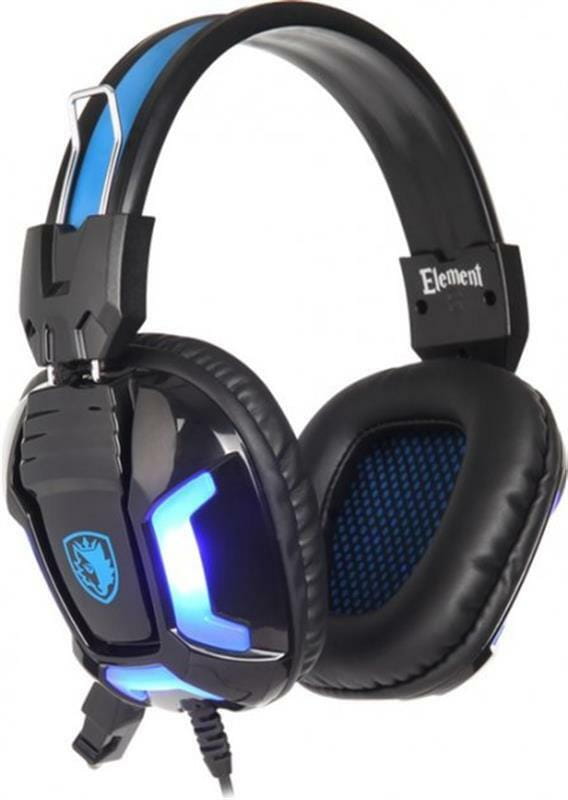 Гарнитура Sades SA-702 Element Black/Blue (sa702bl)