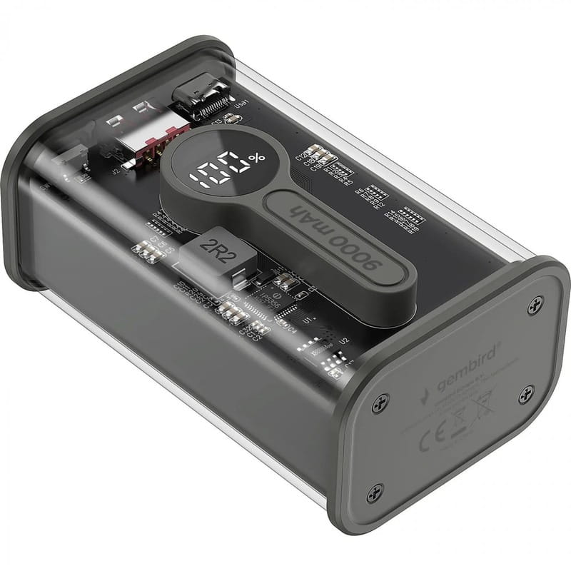 Универсальная мобильная батарея Gembird 9000mAh Black (PB09-TQC3-01)