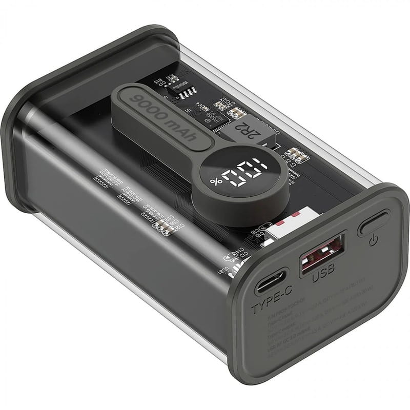 Универсальная мобильная батарея Gembird 9000mAh Black (PB09-TQC3-01)