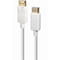 Фото - Кабель Cablexpert DisplayPort - DisplayPort V 1.2 (M/M), 1.8 м, білий (CC-DP2-6-W) | click.ua