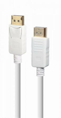 Photos - Cable (video, audio, USB) Cablexpert Кабель  DisplayPort - DisplayPort V 1.2 , 1.8 м, білий (CC (M/M)