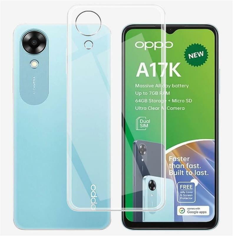 Чехол-накладка BeCover для Oppo A17k 4G Transparancy (709301)