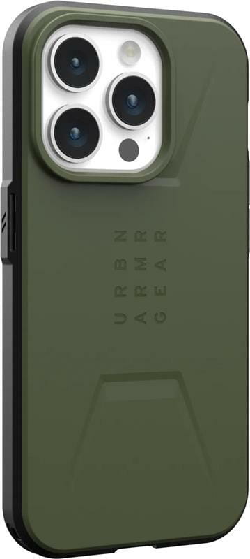 Чохол-накладка Urban Armor Gear Civilian Magsafe для Apple iPhone 15 Pro Max Olive Drab (114295117272)