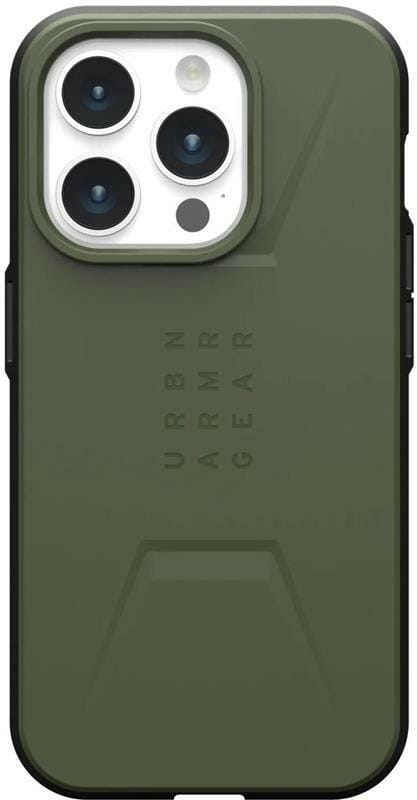 Чохол-накладка Urban Armor Gear Civilian Magsafe для Apple iPhone 15 Pro Max Olive Drab (114295117272)