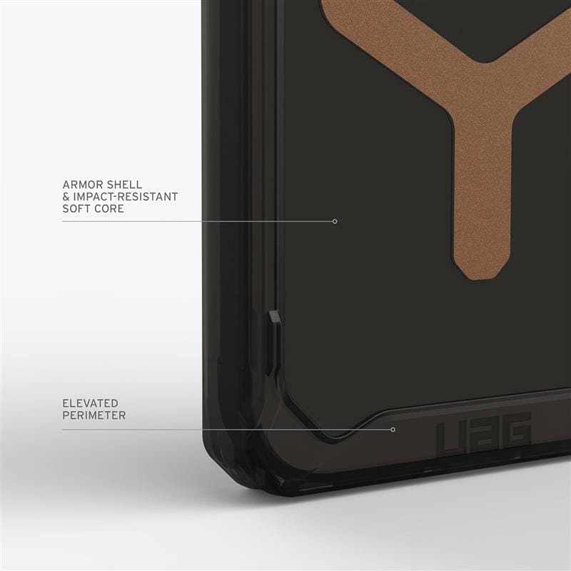 Чохол-накладка Urban Armor Gear Plyo Magsafe для Apple iPhone 15 Pro Black/Bronze (114286114085)
