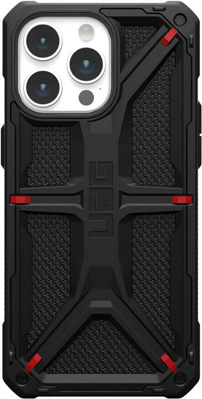 Чeхол-накладка Urban Armor Gear Monarch для Apple iPhone 15 Pro Max Kevlar Black (114298113940)