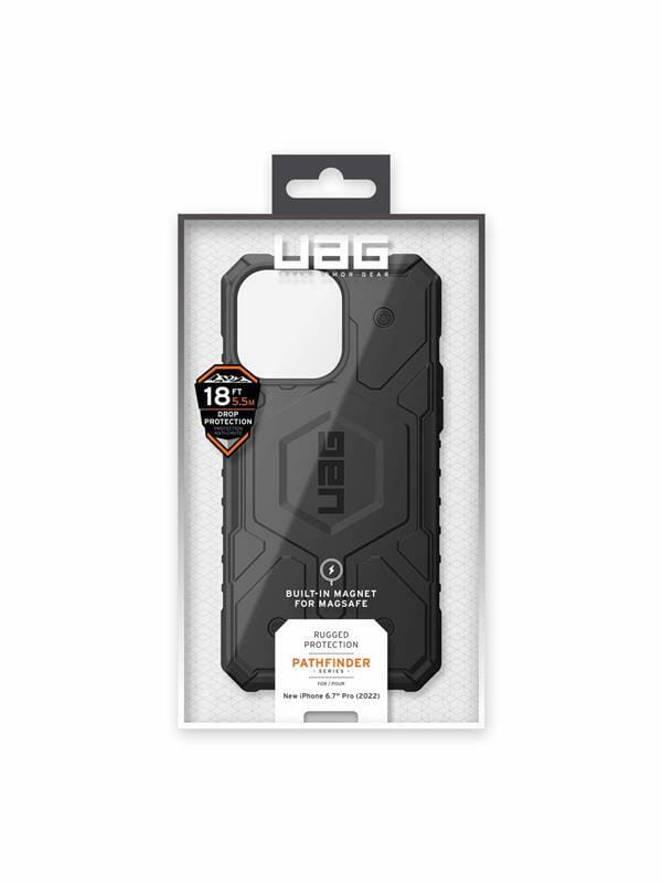 Чохол-накладка Urban Armor Gear Pathfinder Magsafe для Apple iPhone 14 Pro Max Black (114055114040)