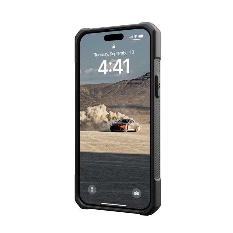 Чeхол-накладка Urban Armor Gear Monarch для Apple iPhone 15 Plus Kevlar Black (114309113940)