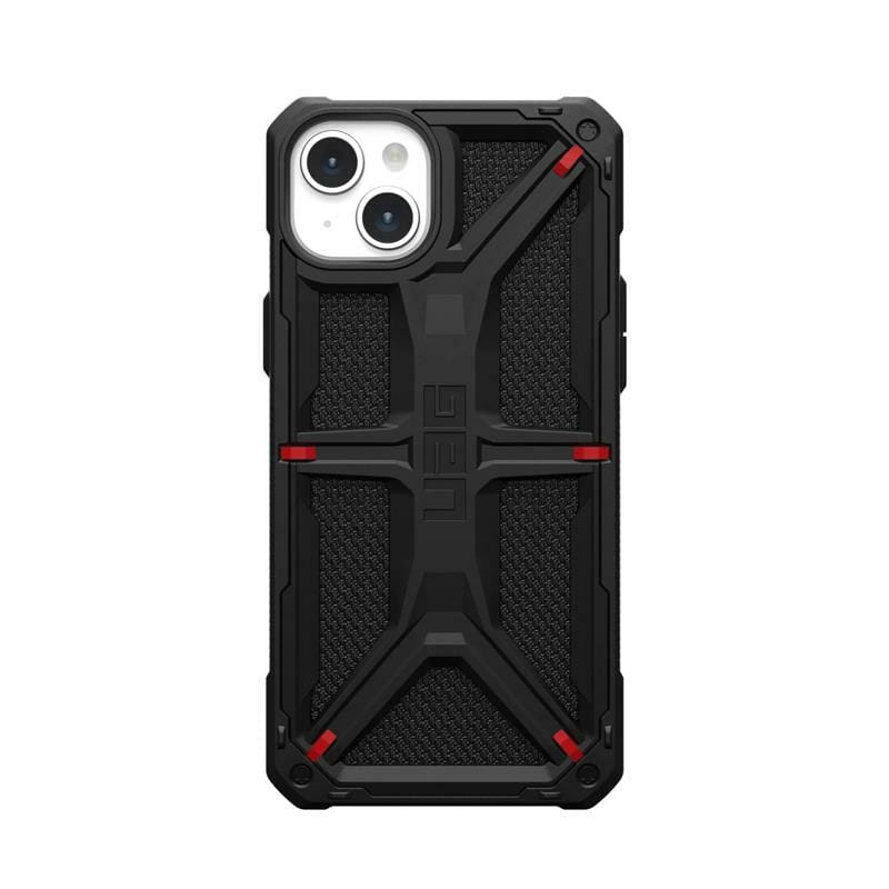 Чохол-накладка Urban Armor Gear Monarch для Apple iPhone 15 Plus Kevlar Black (114309113940)