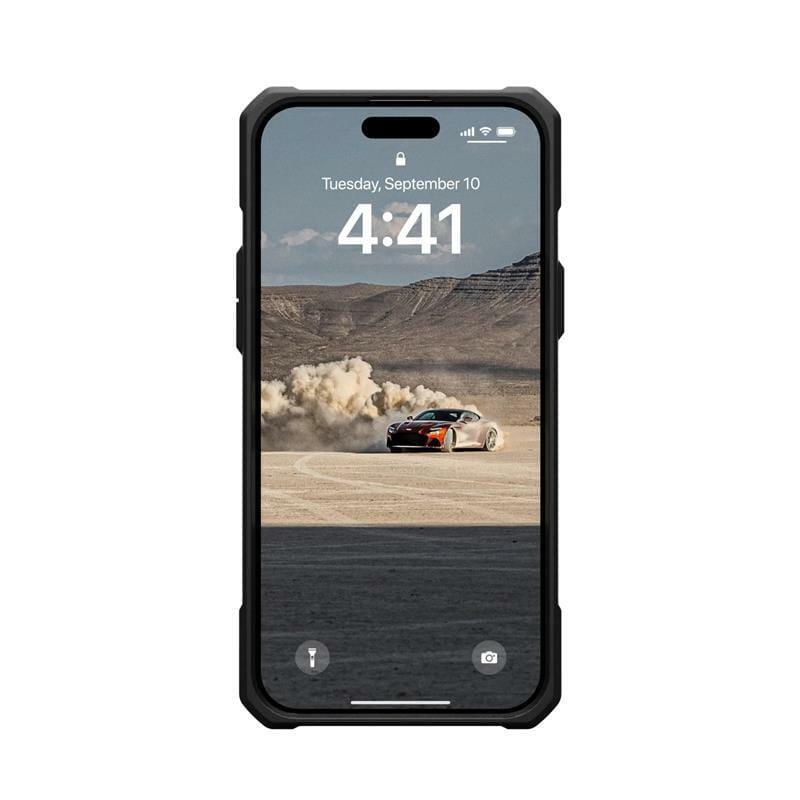 Чохол-накладка Urban Armor Gear Monarch для Apple iPhone 15 Plus Kevlar Black (114309113940)