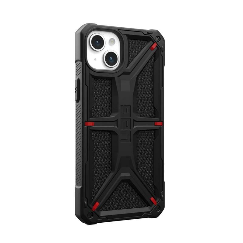 Чeхол-накладка Urban Armor Gear Monarch для Apple iPhone 15 Plus Kevlar Black (114309113940)