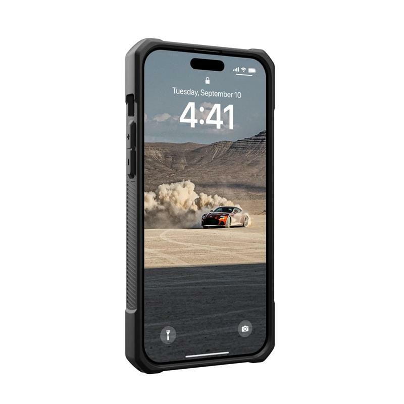 Чeхол-накладка Urban Armor Gear Monarch для Apple iPhone 15 Plus Kevlar Black (114309113940)