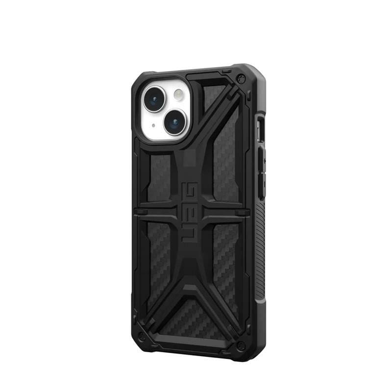 Чохол-накладка Urban Armor Gear Monarch для Apple iPhone 15 Carbon Fiber (114289114242)