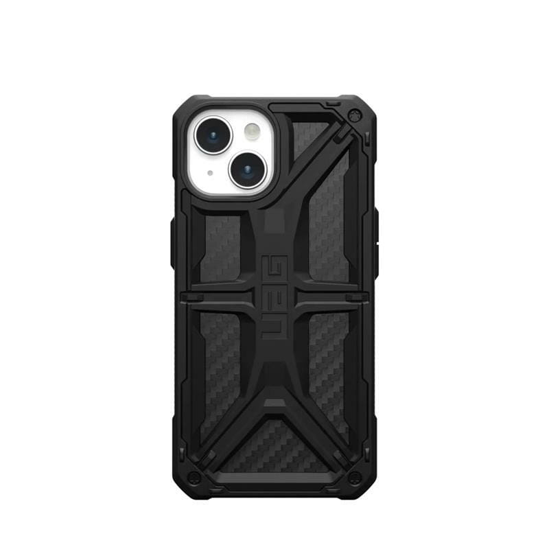 Чохол-накладка Urban Armor Gear Monarch для Apple iPhone 15 Carbon Fiber (114289114242)