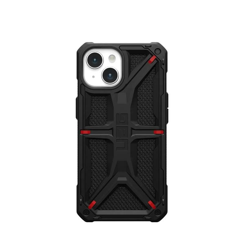 Чeхол-накладка Urban Armor Gear Monarch для Apple iPhone 15 Kevlar Black (114289113940)